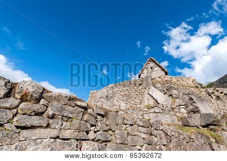 Guardhouse In Machu Picchu, Andes, Sacred Valley, Peru