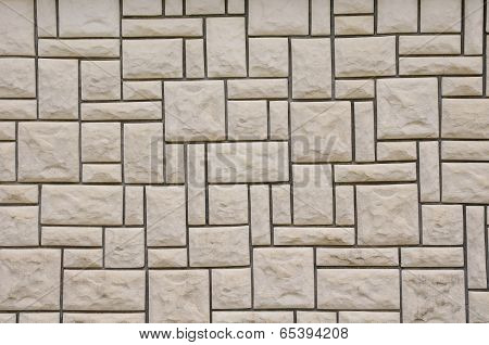 Wall Lined With Stone Slabs