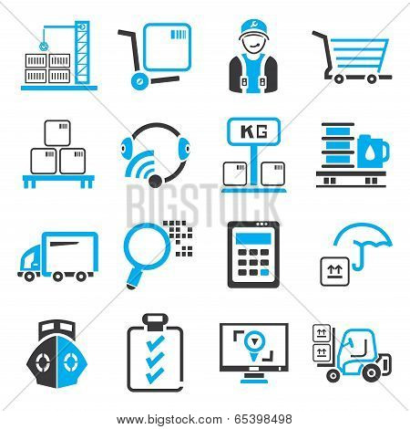 cargo and shipping icons