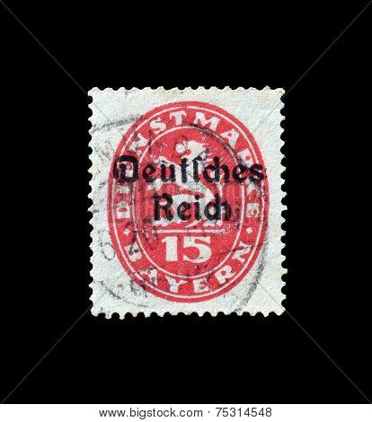 Reich overprint 1920