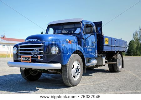 Vintage Volvo N84 Truck At Summer