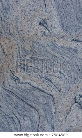blauw wit marmeren blad plaat gevlamd