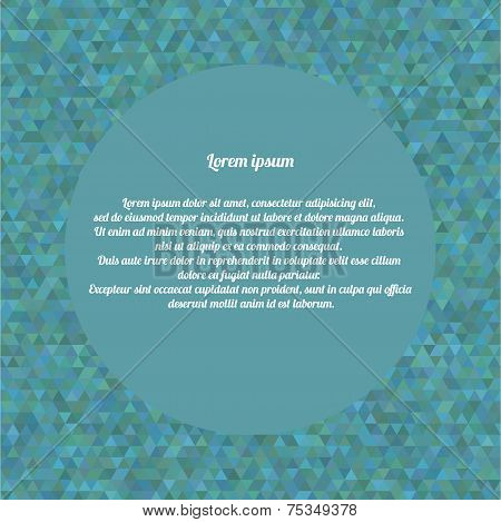 Mosaic text frame