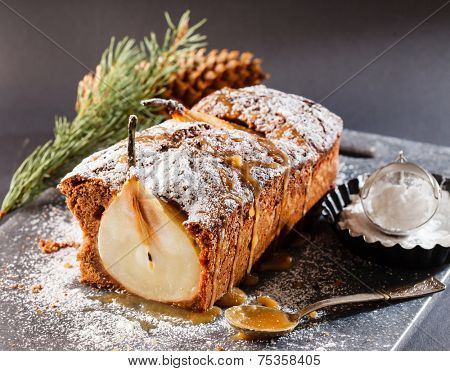 winter pear cake