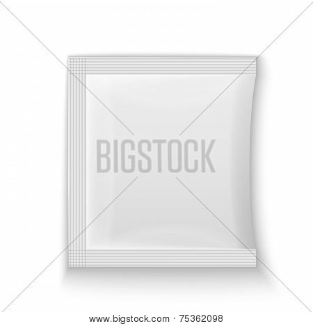 white plastic sachet for medicine