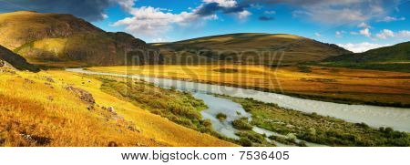 Dağ Panorama, plato Ukok