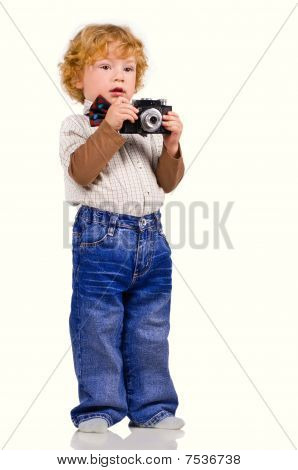 O jovem fotógrafo