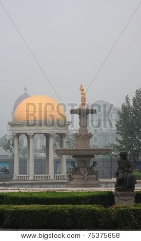 interesting square in Tianjin