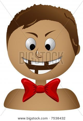 tandeloze jongen