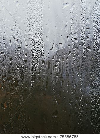 Drops on glass