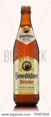 One Bottle Of Benediktiner Weissbier