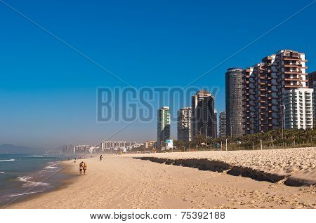 Barra da Tijuca Beach in Rio de Janeiro
