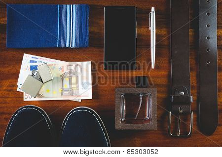 set of number mens accessories
