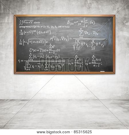Formula On Chalk Board