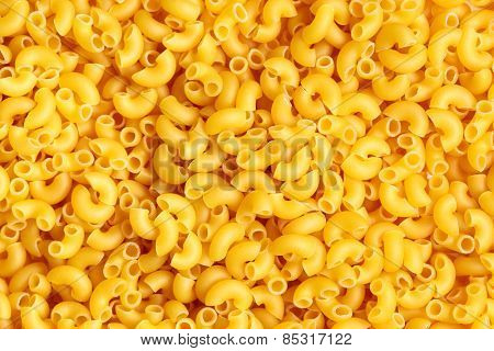 Chifferi rigati pasta background