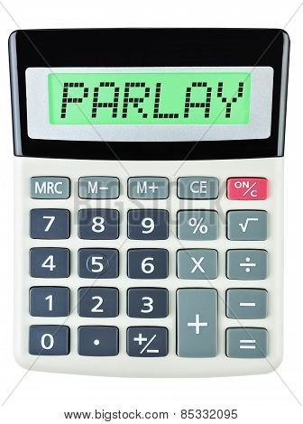 Calculator With Parlay