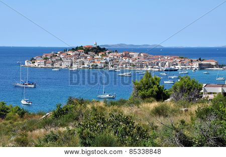 Primosten. A Small Town On The Island. Croatia