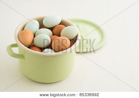 Eggs In A Pot