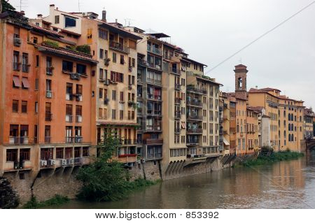  피렌체, 이탈리아의 리버 사이드 보기