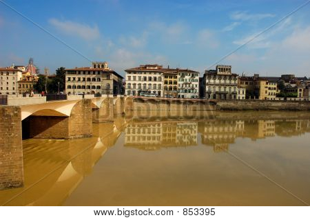 피렌체, 이탈리아의 리버 사이드 보기