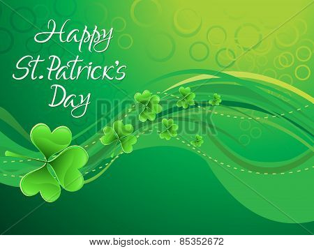 Abstract Artistic St Patrick Background