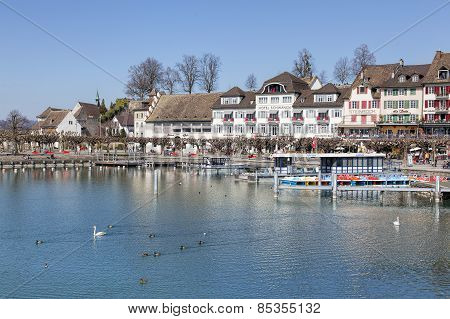 Rapperswil, View On The Seequai Quay