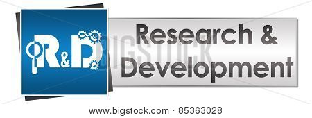 R And D - Research And Development Button Style
