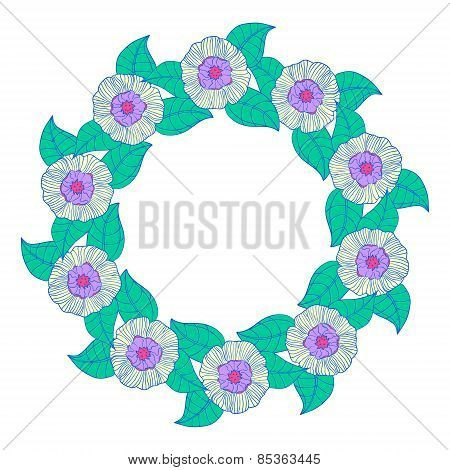 Frame With Flowers