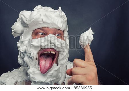 Whipped cream licker
