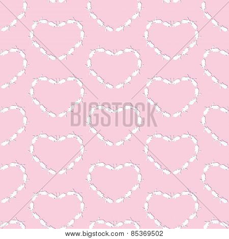 Rabbits Heart Pattern