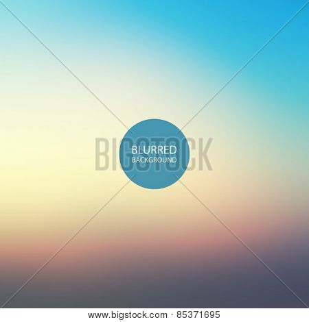 Abstract Background - Blurred Image - Sunset in Chicago