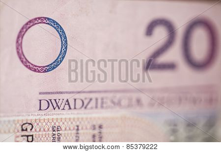 Bill Of 20 Polish Zloty
