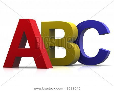 Lettere colorate