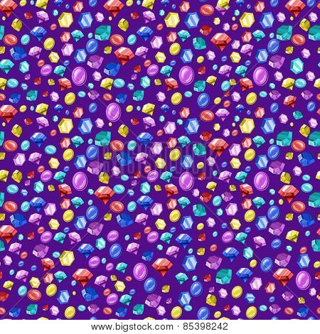 Colored diamonds texture. Vector illustration.