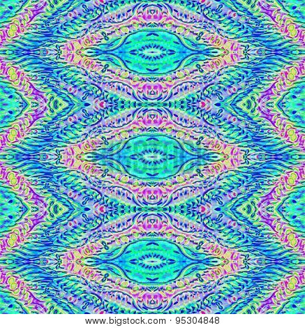 Seamless pattern turquoise purple