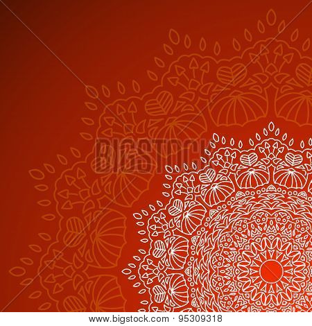 Mandala. Round Ornament Pattern.