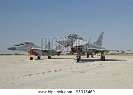 Typhoon And Mig-29
