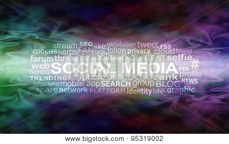 Social Media Stream Website Banner Head