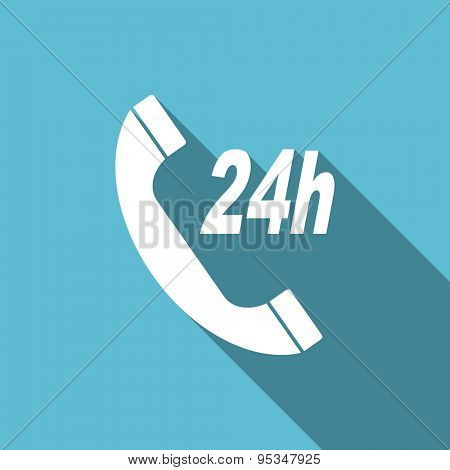 service flat icon  original modern design flat icon for web and mobile app with long shadow 