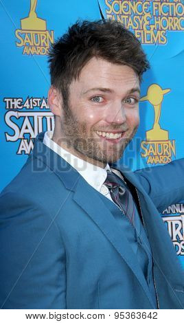 BURBANK - JUNE 25: Seth Gabel arrives at the 41st Annual Saturn Awards on Thursday, June 25, 2015 at the Castaway Restaurant in Burbank, CA.