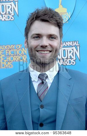 BURBANK - JUNE 25: Seth Gabel arrives at the 41st Annual Saturn Awards on Thursday, June 25, 2015 at the Castaway Restaurant in Burbank, CA.