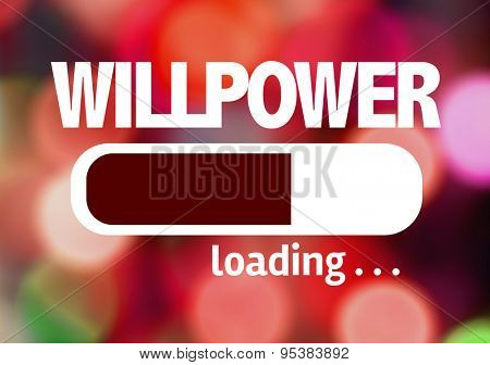 Progress Bar Loading with the text: Willpower 