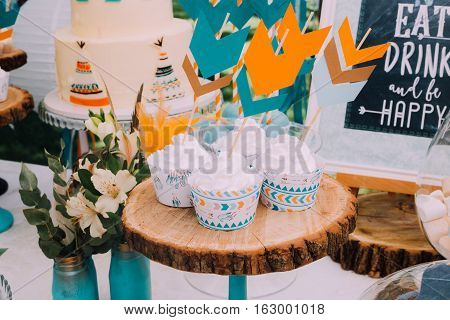 Children's Birthday Party In Boho Style