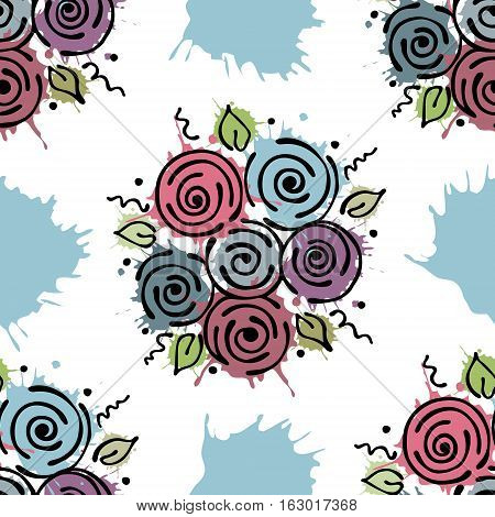 Vector Seamless Pattern, Graphic Illustration