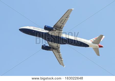 Airplane Takes Off