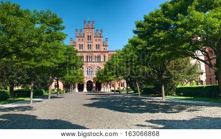 Front Facade Of The Chernivtsi National University