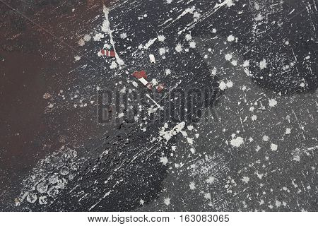 White Paint On Roofing Material
