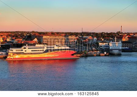 Frederikshavn Port Indenmark