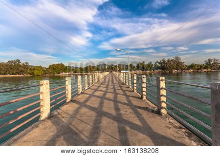 Rawai Pier is in the southern side of Phuket island.Rawai pier is convenient to travel to Koh Hae Koh Lone Koh Bon and Koh Racha need to board a boat at this pier which has a stretch concrete bridge that elongated to the sea.