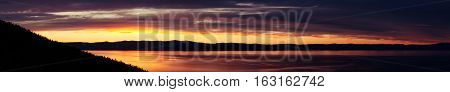 Sunset On Coast